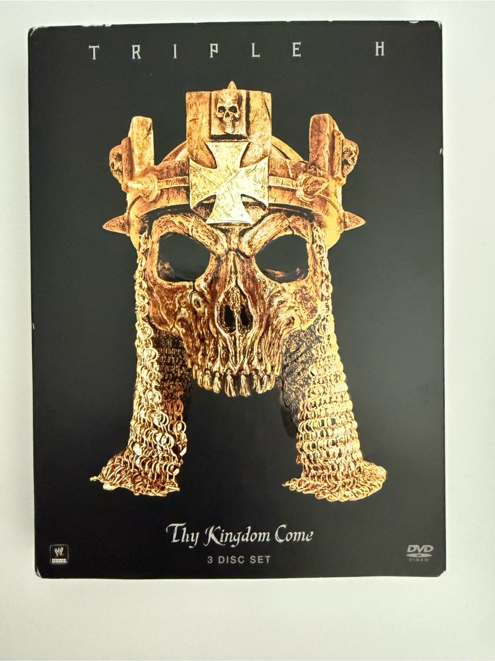 Triple H "Thy Kingdom Come" 3-Disc DVD - Gold Skull Cover
